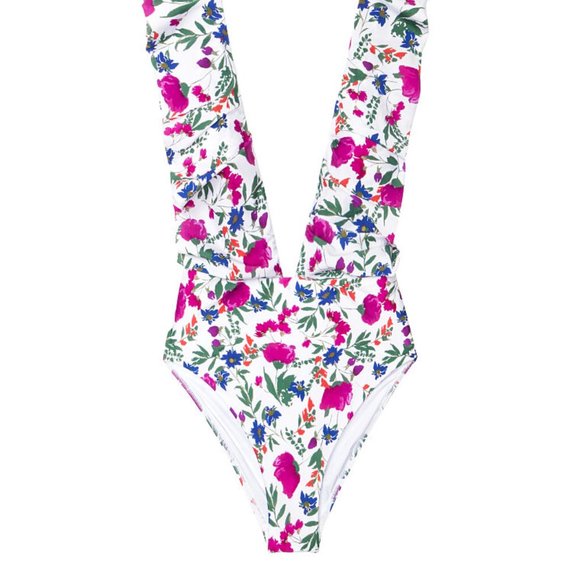 NWT ViX Ruffle V-plunge One-piece - Sexy Swimsuit - Picture 3 of 8